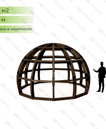 Каркас круглого дома S4 - фанера